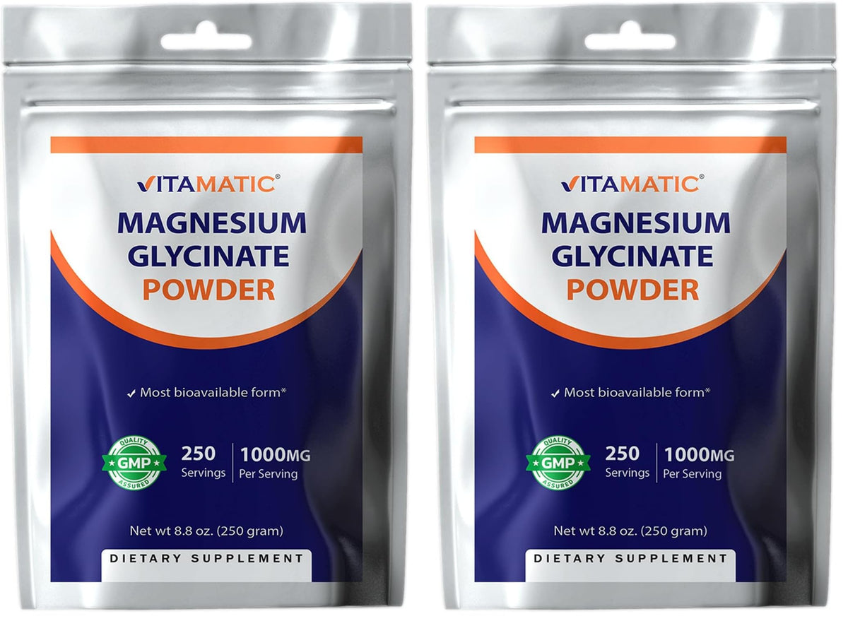Vitamatic Magnesium bottle front label