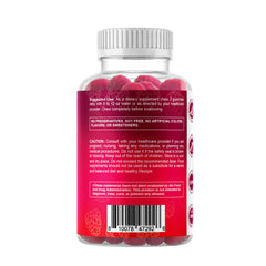 Product image set showing bottle and gummies together