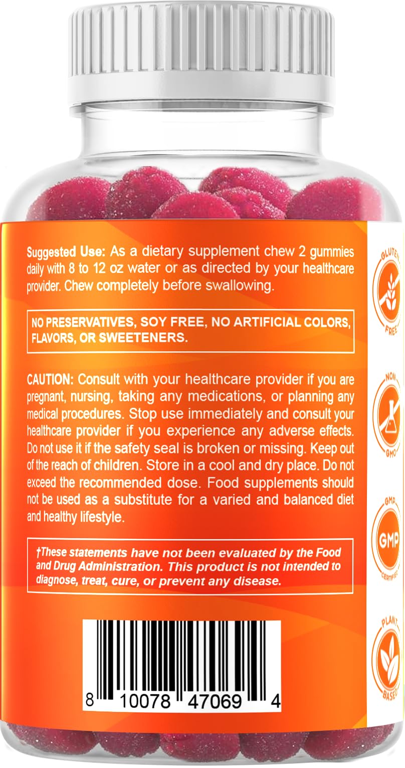 Product photography of Vitamatic Magnesium Gummies 600mg per serving