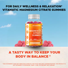 Vegan-friendly pectin-based Vitamatic Magnesium Gummies