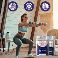 GMP-certified facility, non-GMO, vegan and gluten-free icons