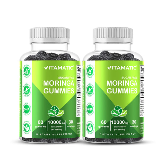 Vitamatic Moringa Gummies Peach Flavor