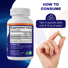 180 vegetarian capsules in bottle