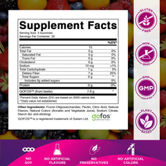 Assorted Vitamatic gummies showcasing blackberry, peach, and strawberry flavors