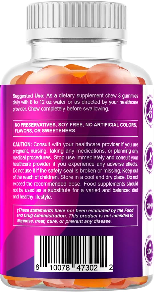 Package with serving size and fiber information graphic