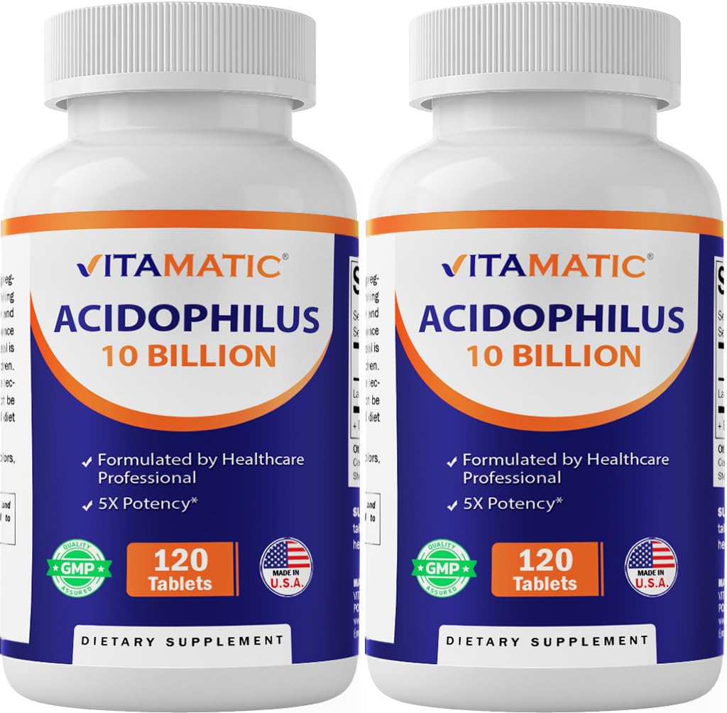 Vitamatic probiotic bottle hero image