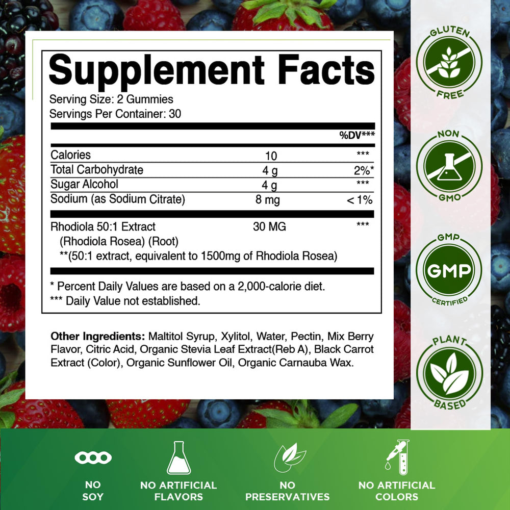 Non-GMO and gluten-free icons on packaging