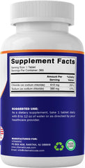 Hydration and electrolyte support with Vitamatic Sodium Chloride