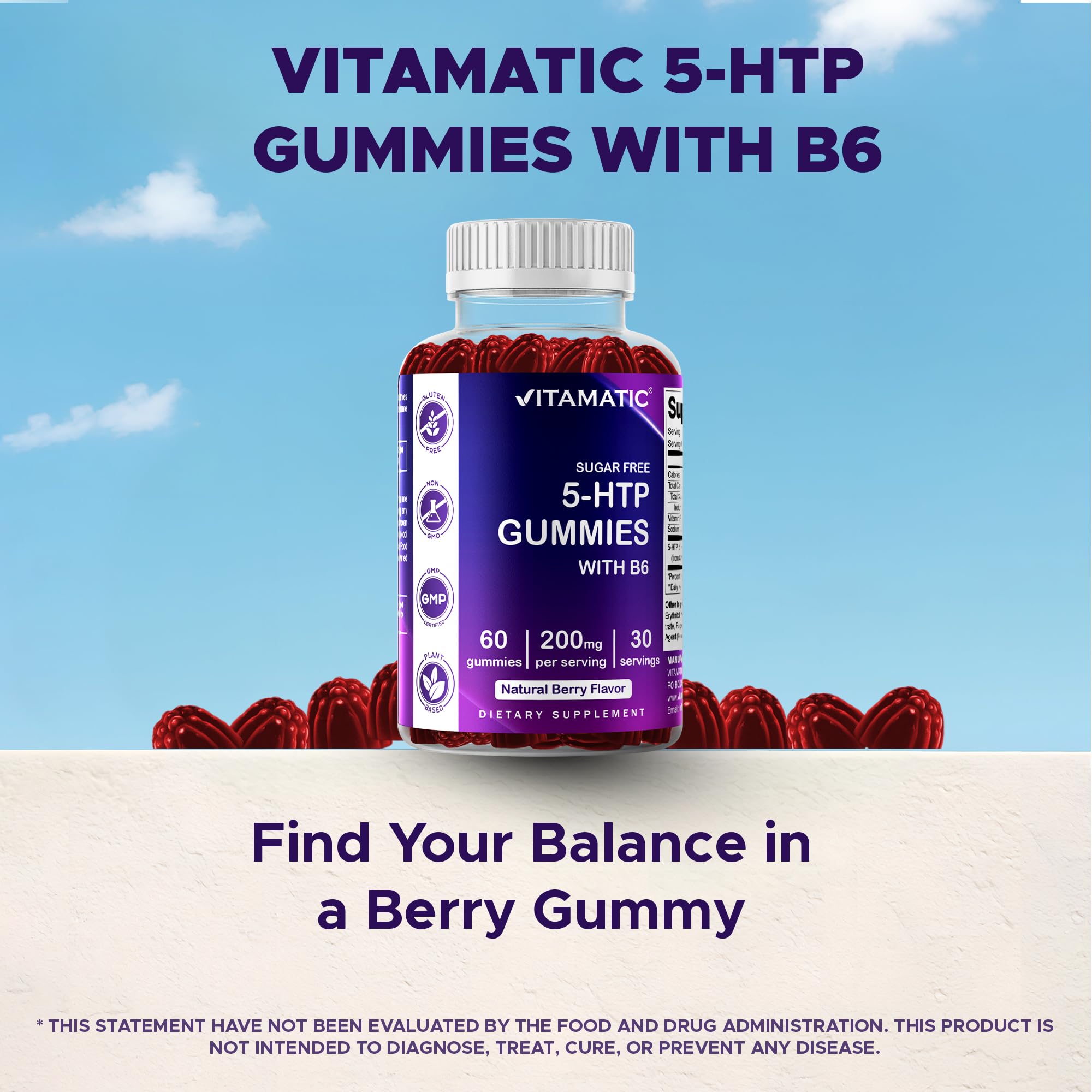 Vegan friendly pectin-based gummy icon