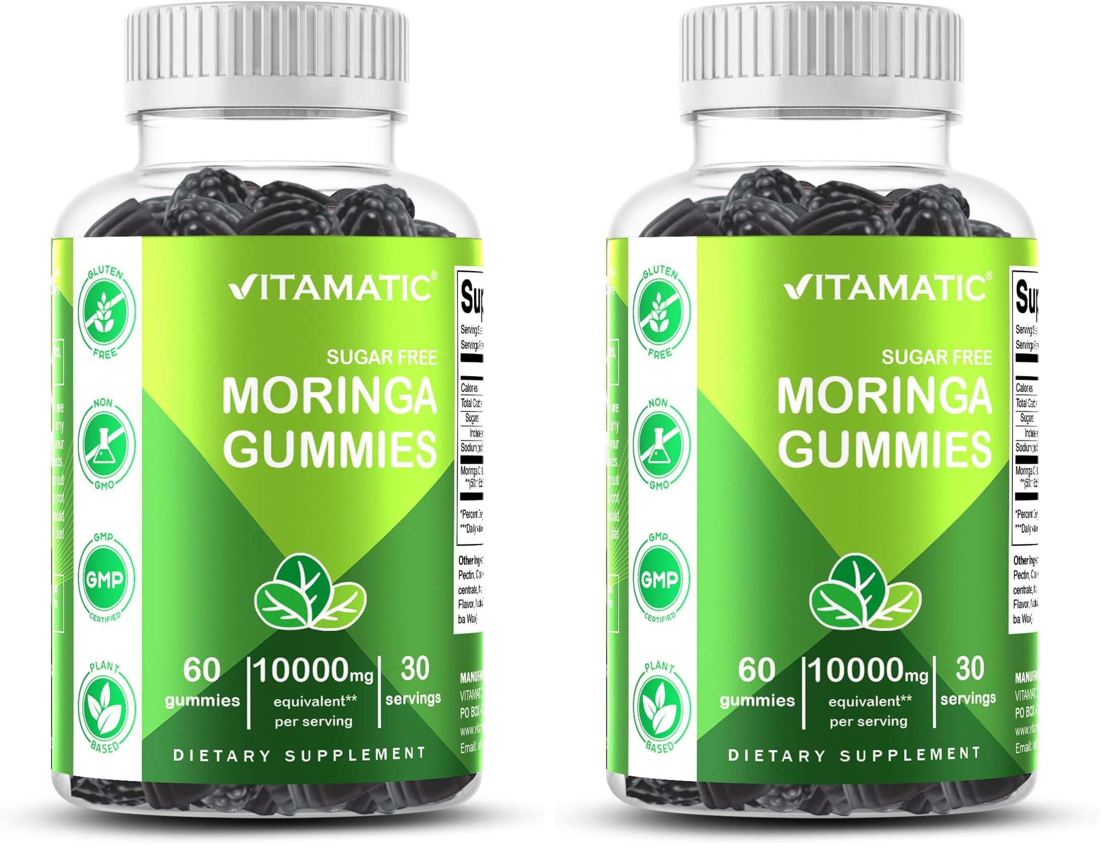 Vitamatic Sugar Free Moringa Gummies Pack 2 – Main image