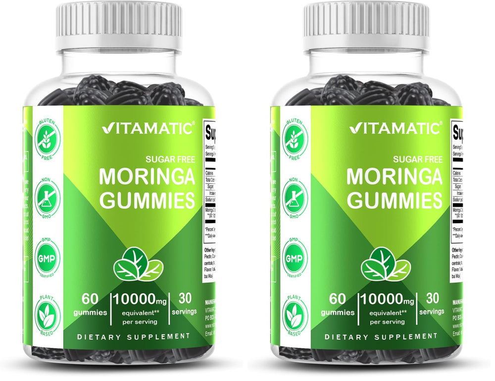 Vitamatic Sugar Free Moringa Gummies Pack 2 – Main image