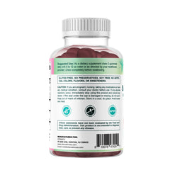 Product packaging with name and 60 gummies