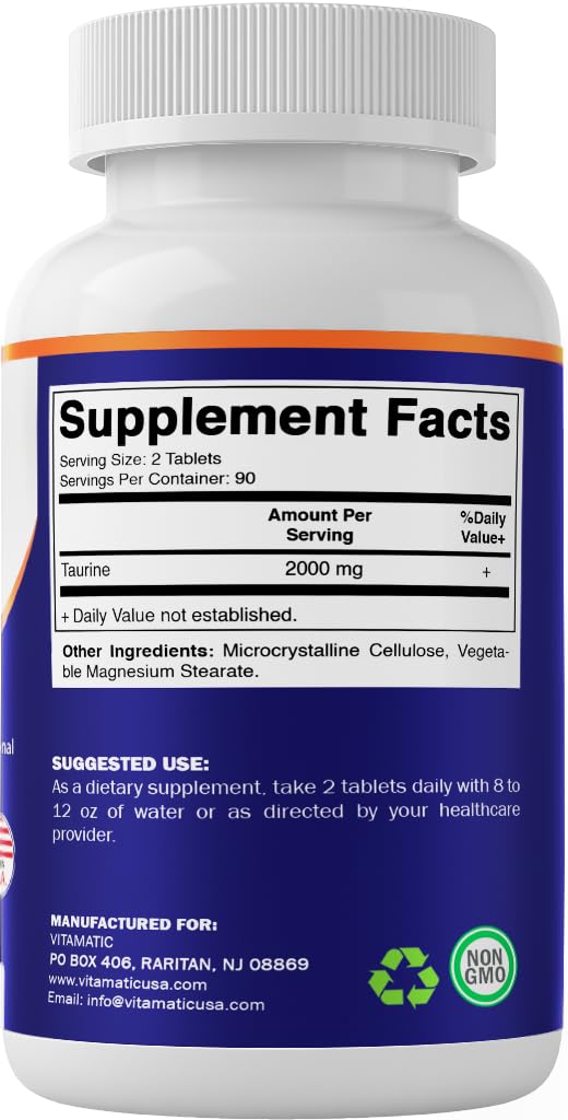 Easy-to-swallow Taurine tablets
