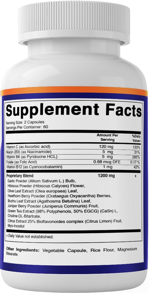Vegan and gluten-free Vitamatic Tinnitus Relief bottle