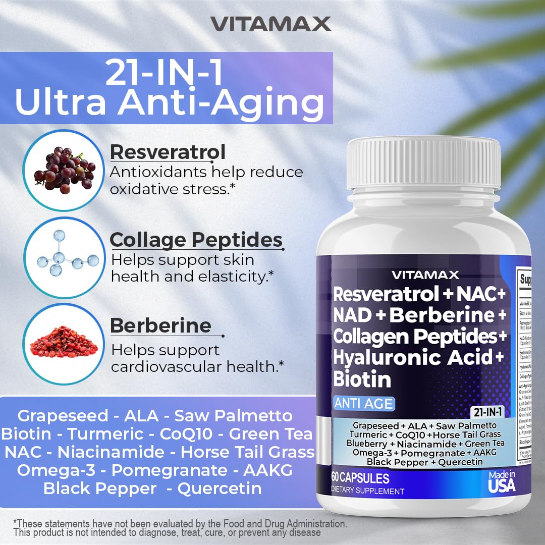 60-count bottle packaging of Vitamax Age Smart