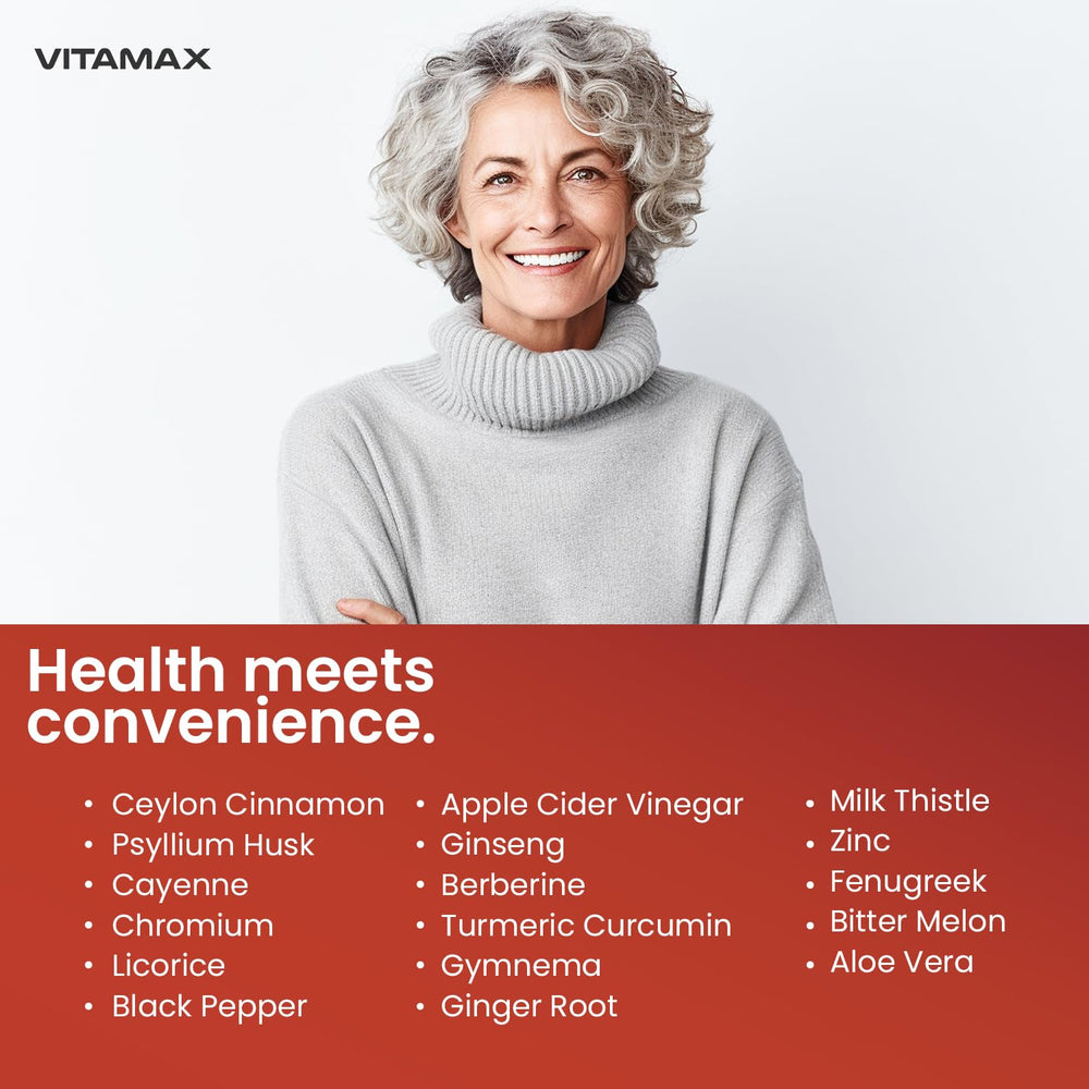 Vitamax capsule held in hand demonstrating single daily serving convenience benefit