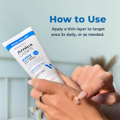 VitaMedica Arnica Gel Plus patient applying to swelling after activity.