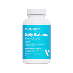 VitaMedica Daily Balance Probiotic-8 bottle front label