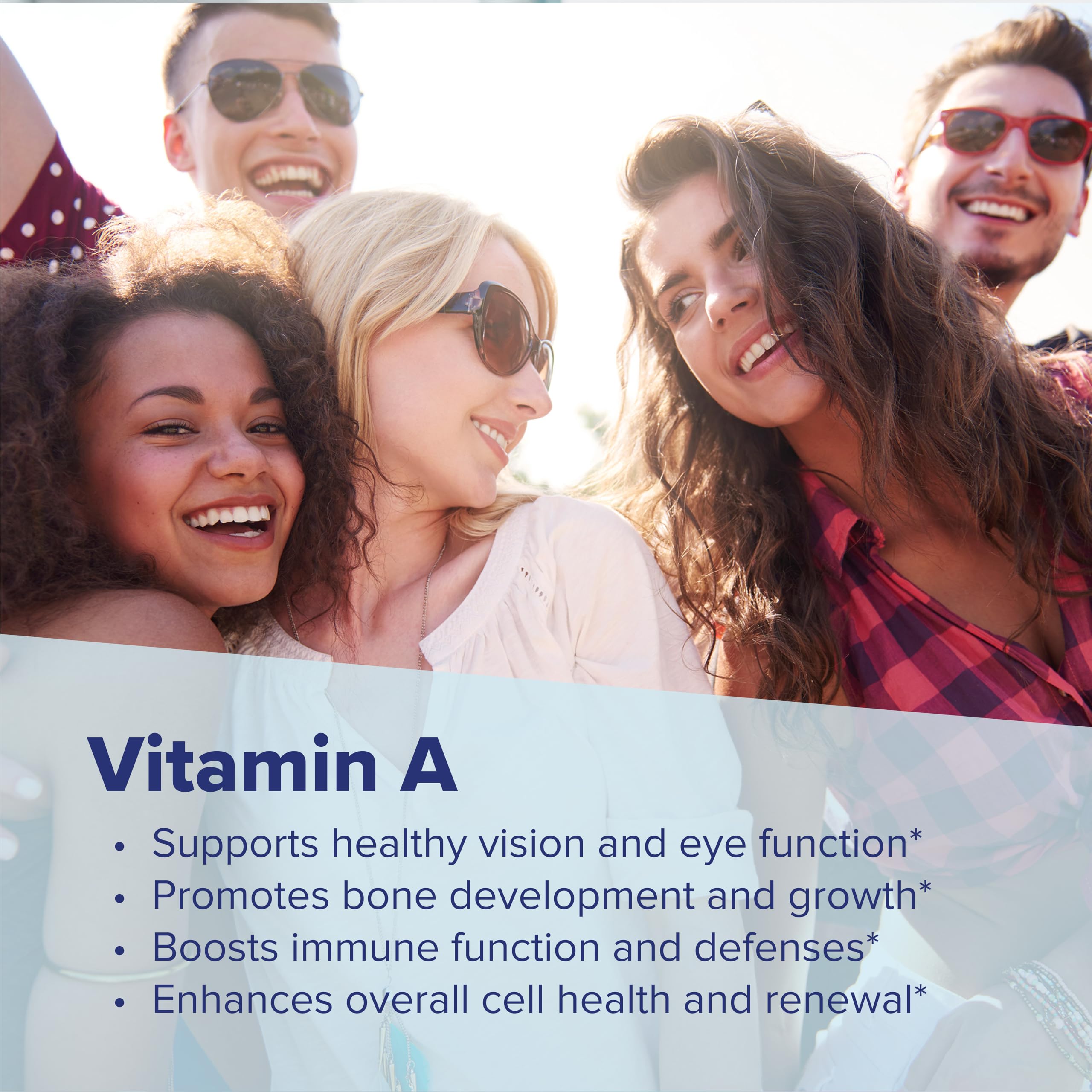 Bariatric- and senior-friendly Vitamin A MicroLingual tablets