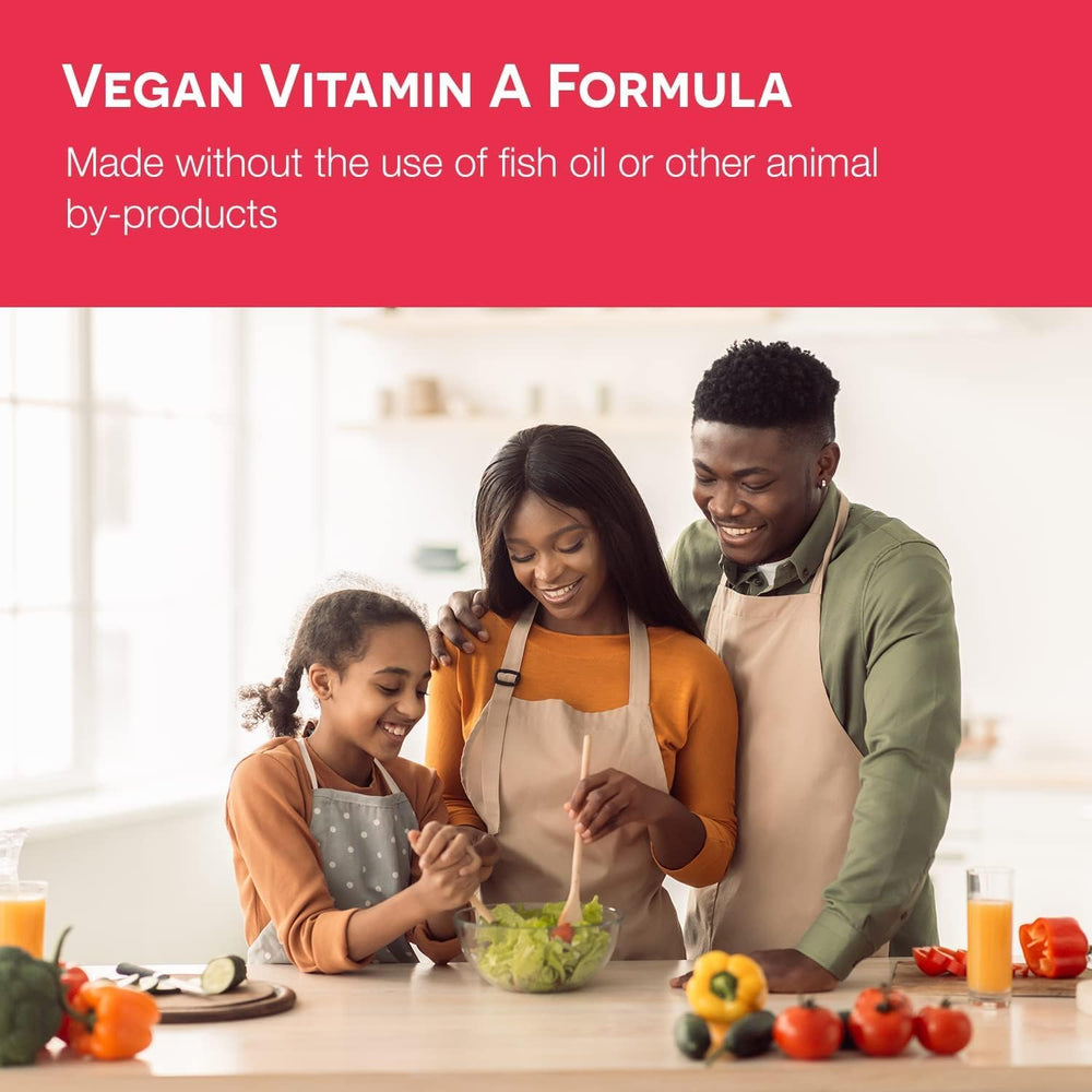 Supports immune, skin, and eye health with vitamin A 5000 IU