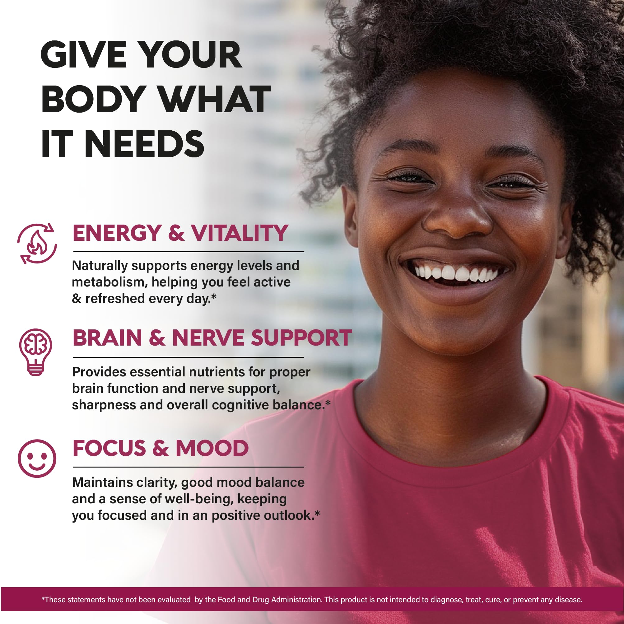 B1 to B12 vitamins with Vitamin C, Choline and Inositol illustration