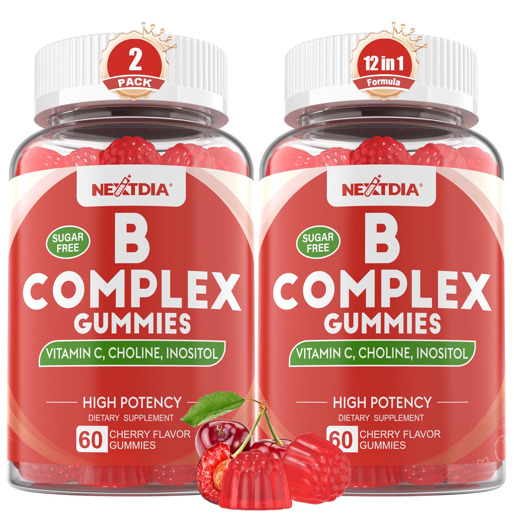 Vitamin B Complex Gummies label close-up