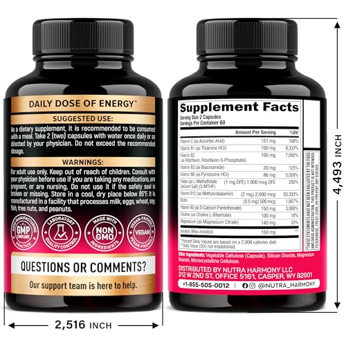 NUTRAHARMONY Vitamin B Complex bottle close-up