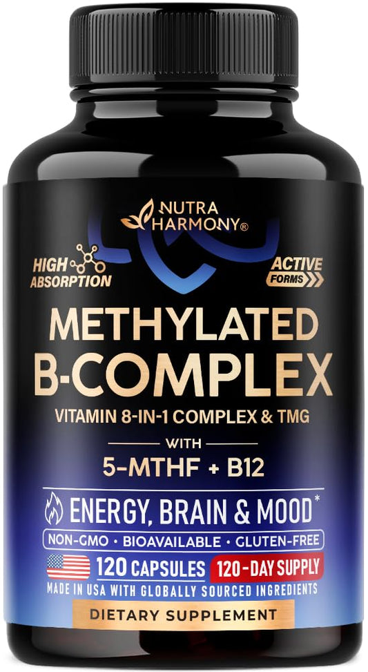 Vitamin B Complex Methylated bottle packaging