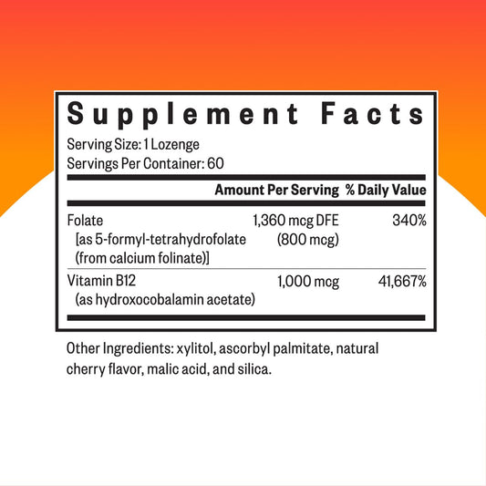 Vitamin B12 with Folinic Acid for heart health image