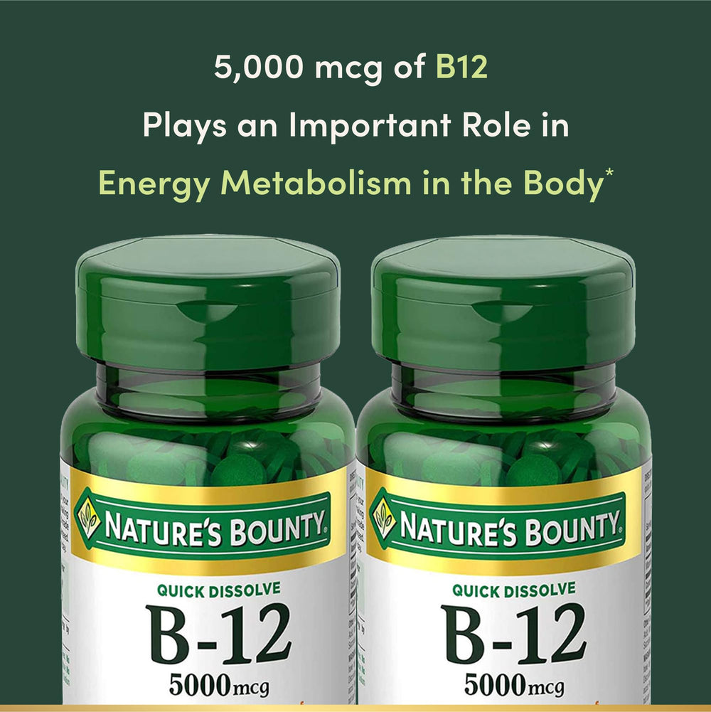 Cherry-flavored Vitamin B12 quick-dissolve tablet