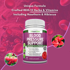 Vitamin B12-rich Blood Pressure Support capsules