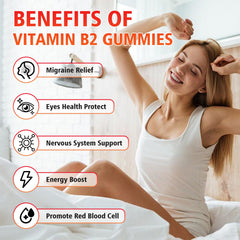 Nutritional ingredients and supplement facts for Vitamin B2 Gummies