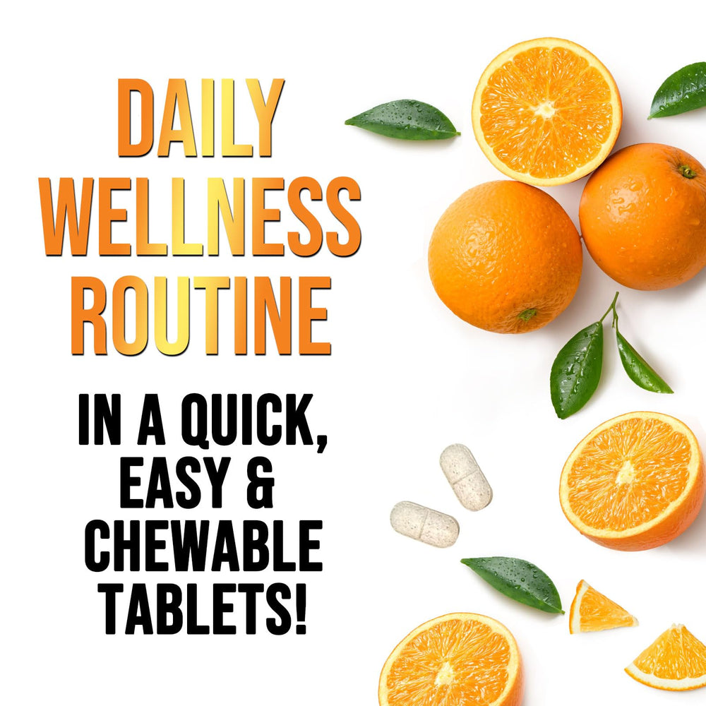 Vegan-friendly Vitamin C chewables orange flavor icon
