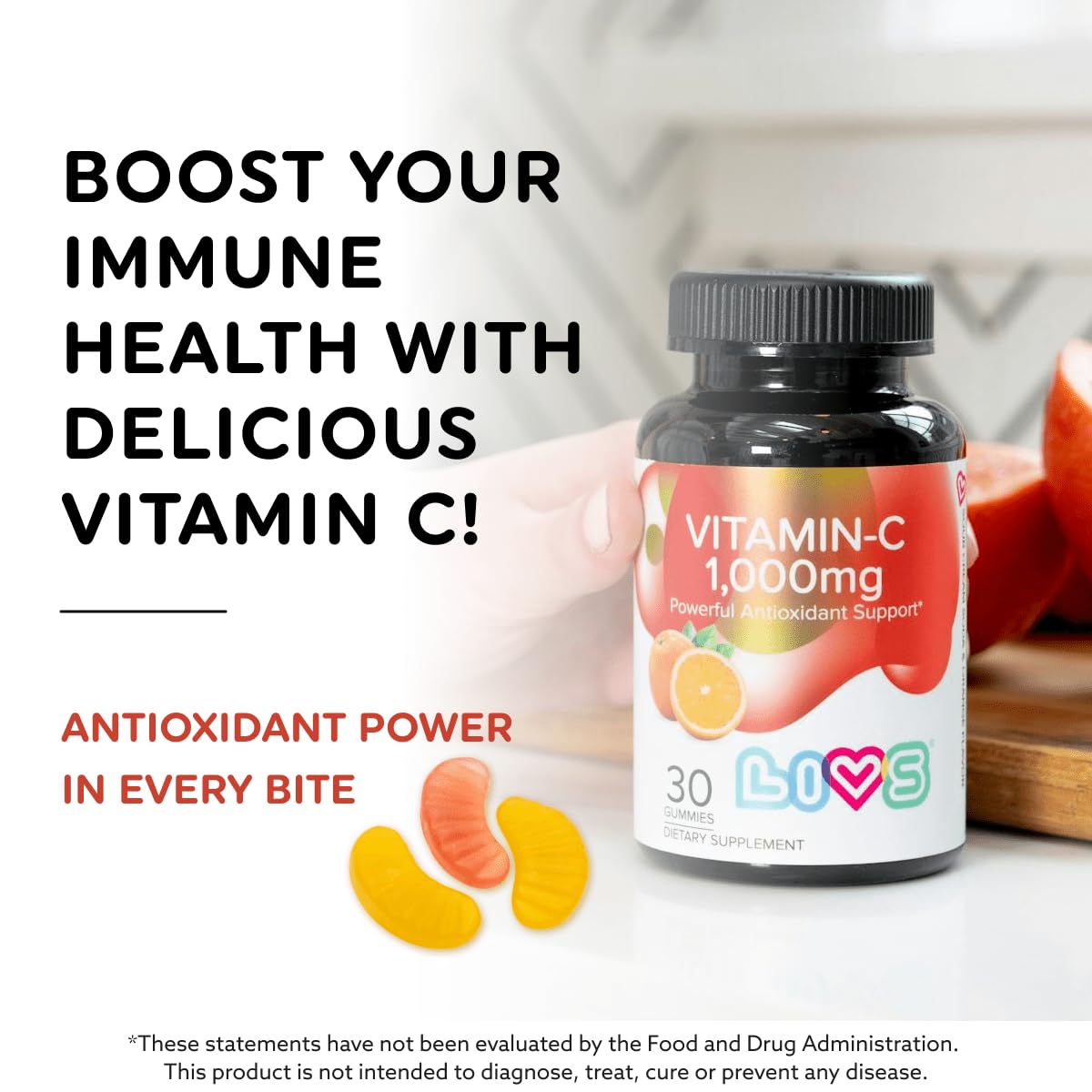 Vitamin C 1000mg Gummies for kids serving size