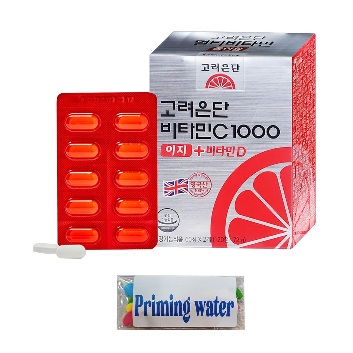 K.O.R.E.A.E.U.N.D.A.N Vitamin C 1000mg bottle with 120 tablets