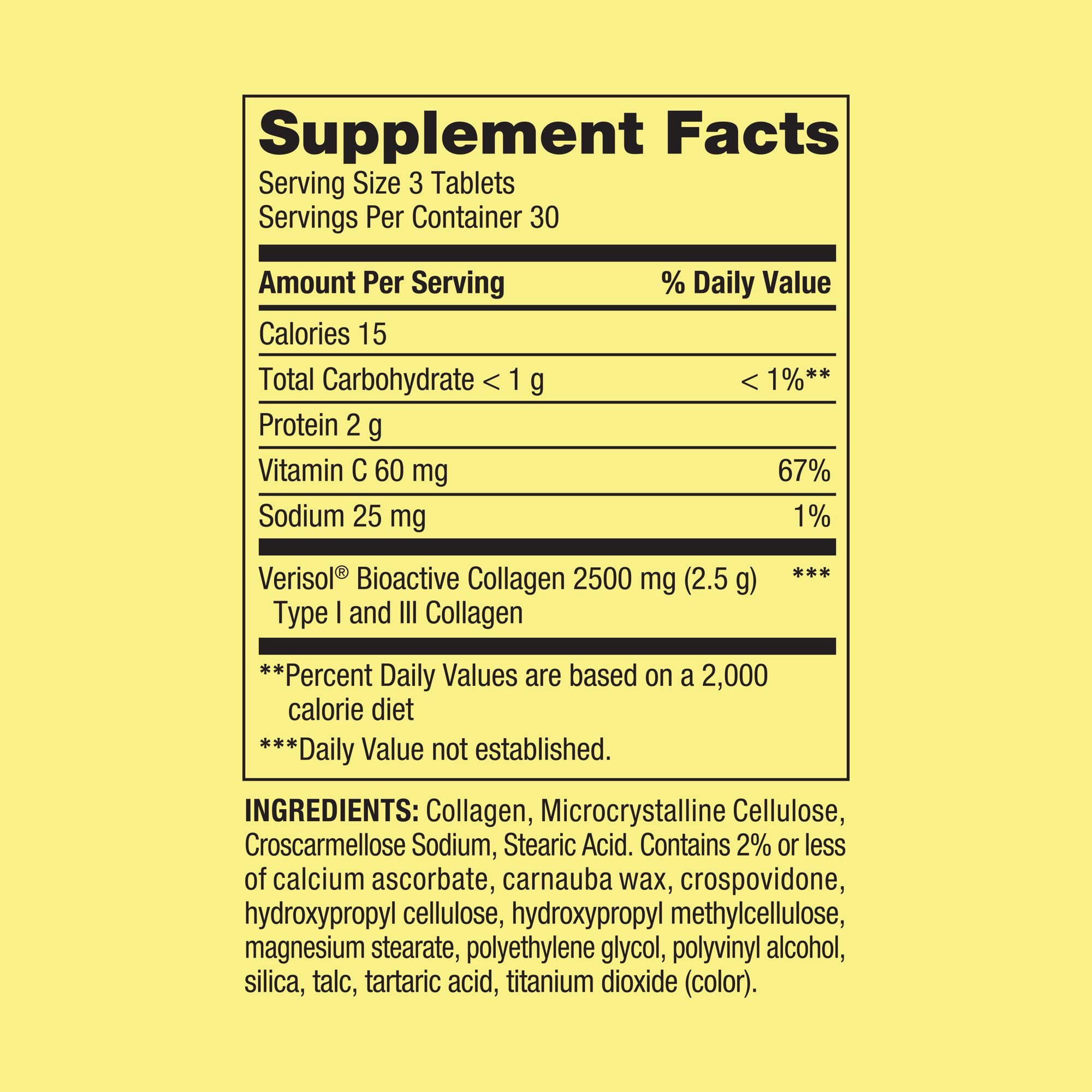 Vitamin C 60 mg per serving icon