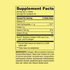 Vitamin C 60 mg per serving icon