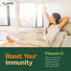 Gluten-free and gelatin-free Vitamin C Gummies for adults