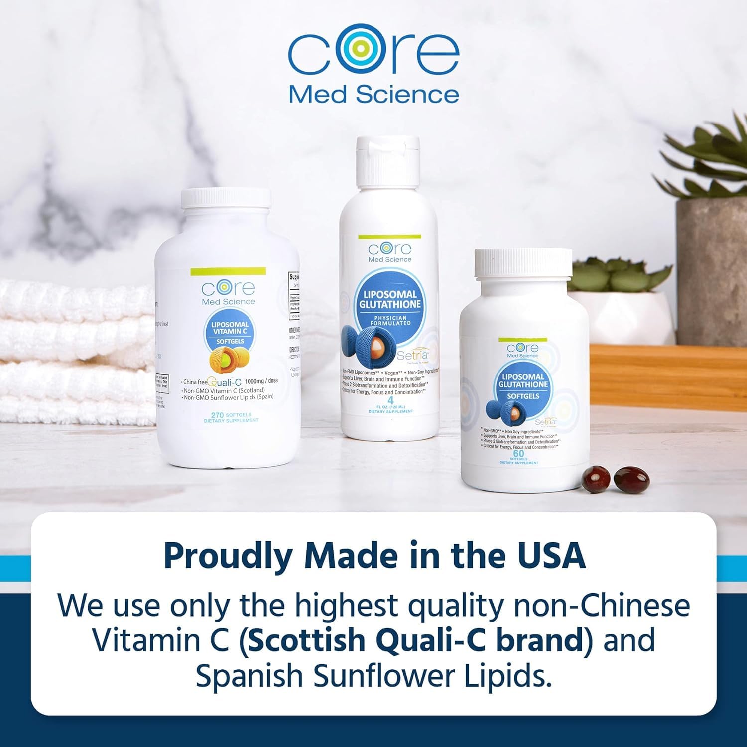 270 softgels bottle label and packaging