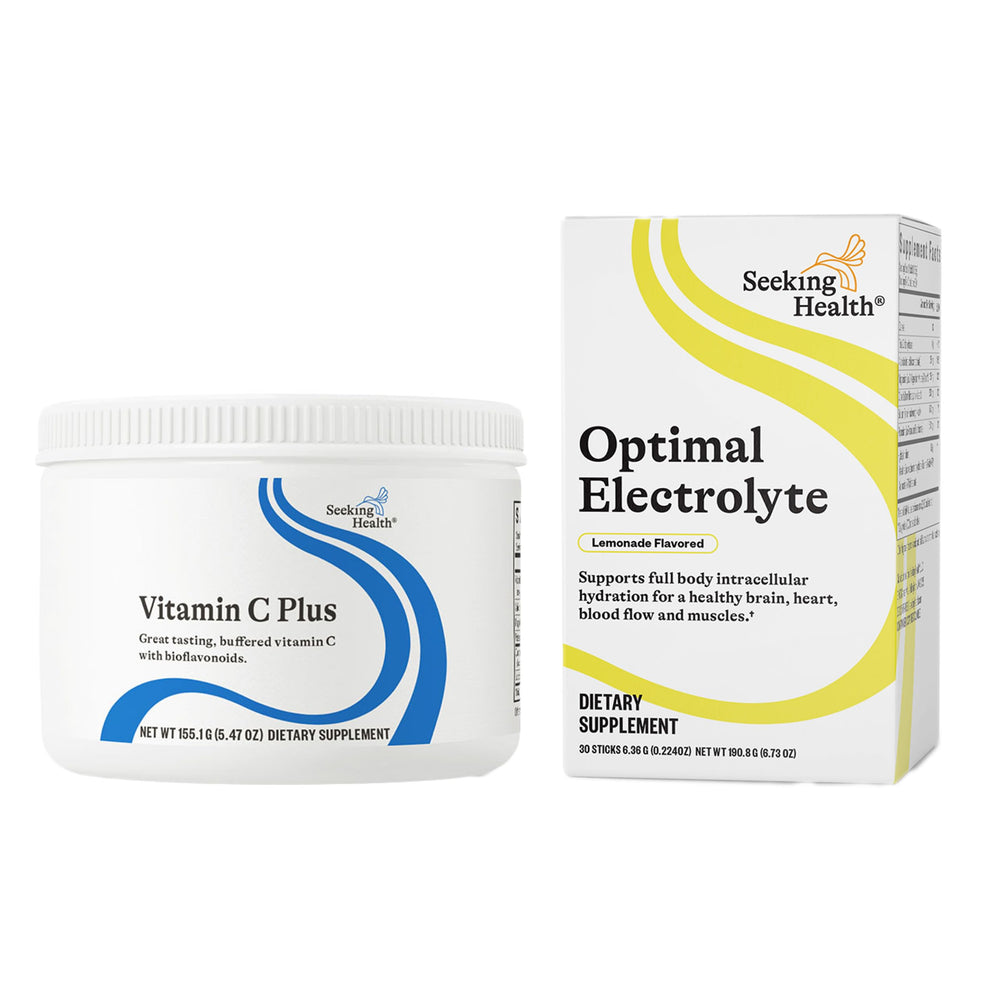 Scooped vitamin C plus bioflavonoids powder