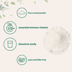 Scoop included with Vitamin C powder