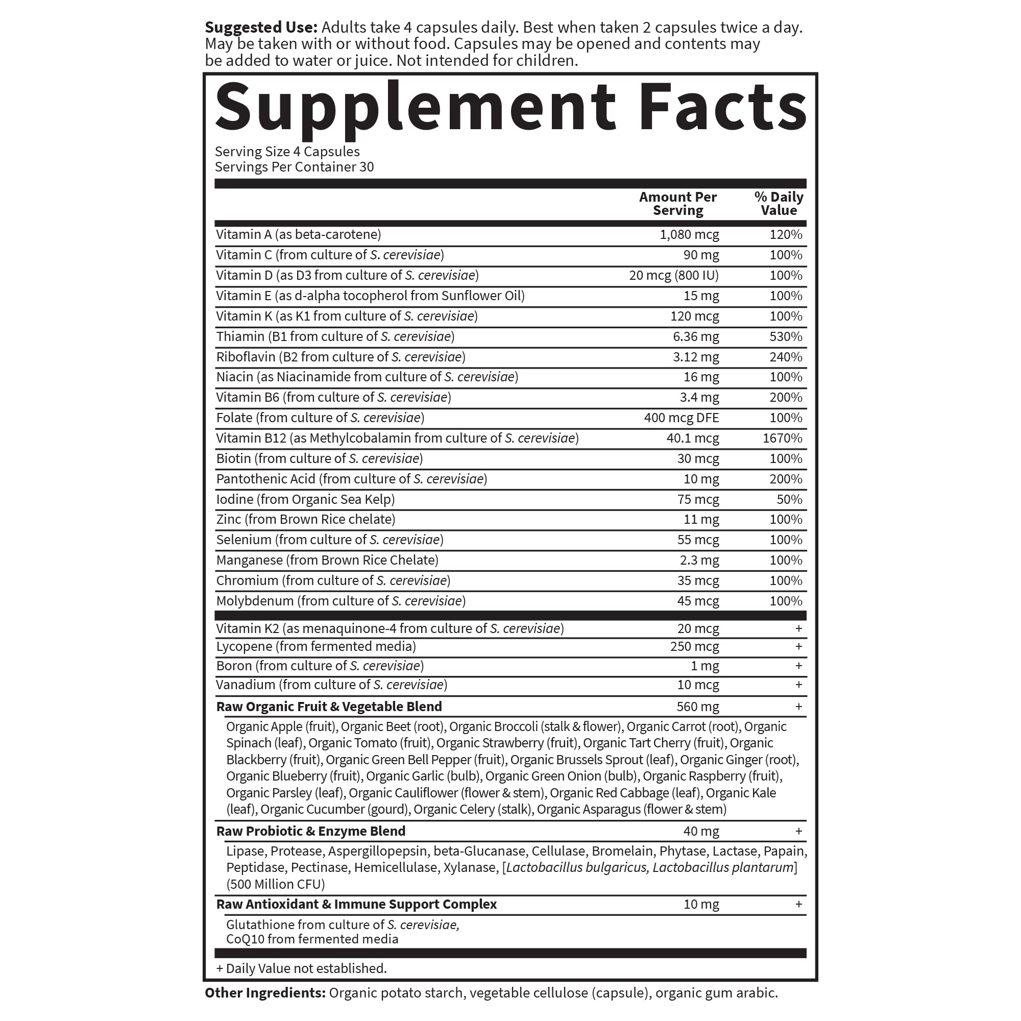 CoQ10 and B-complex vitamins for energy support.