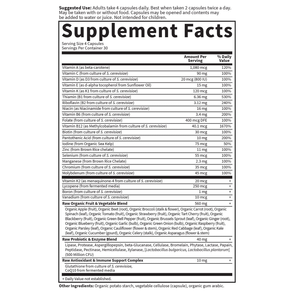 CoQ10 and B-complex vitamins for energy support.