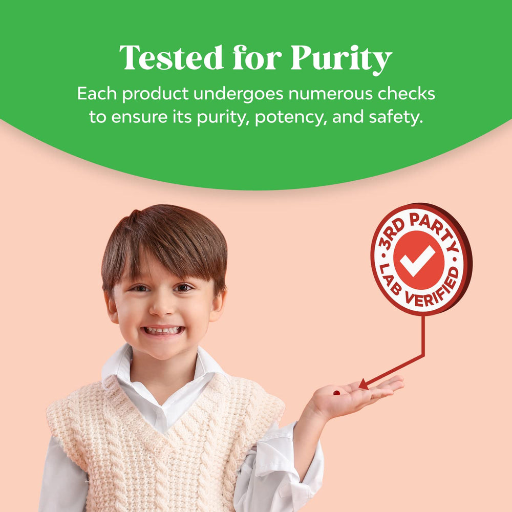 60-count bottle of berry-flavored Vitamin D for kids