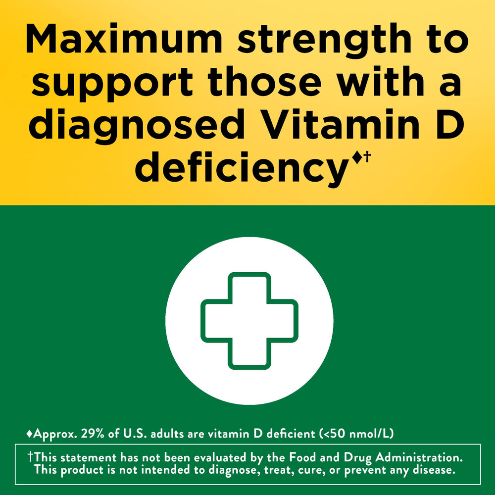 Graphic highlighting Vitamin D3 10000 IU immune support