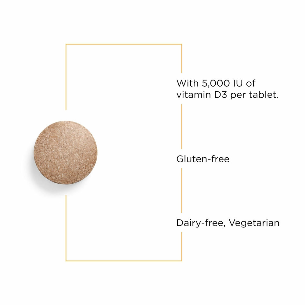 Front label of Integrative Therapeutics Vitamin D3 125 mcg bottle