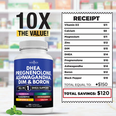 Vitamin D3 5000 IU included with DHEA formula