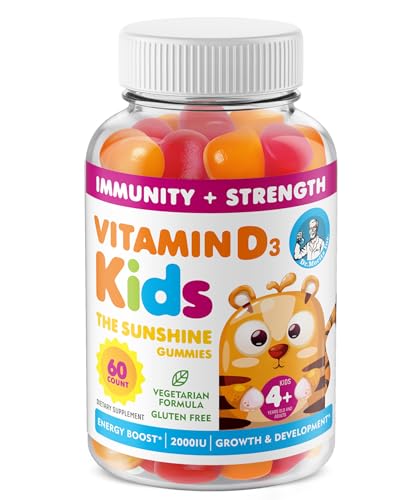 Bottle of Vitamin D3 Gummies 60-count – hero image