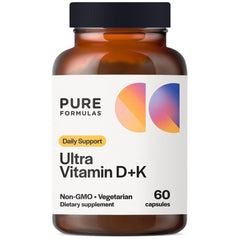 Vitamin D3 K2 5000 IU - 60 vegetarian capsules