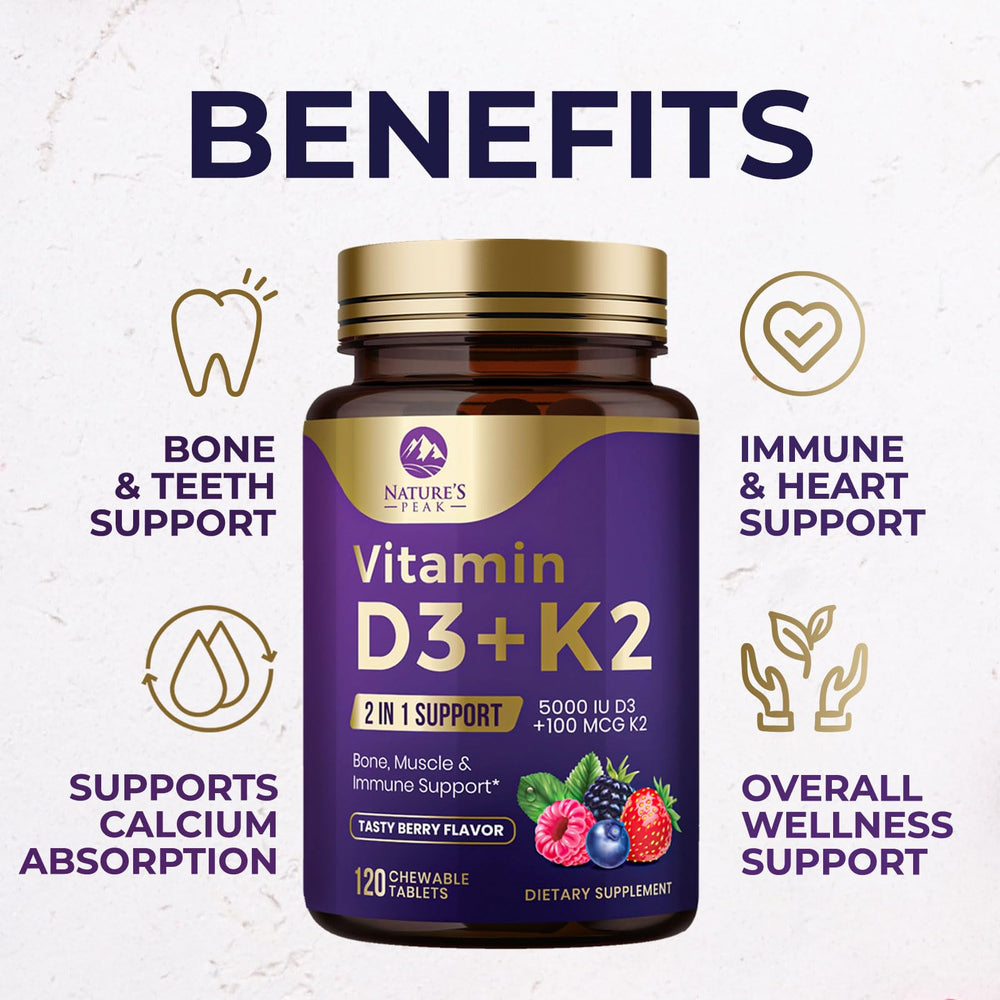 Berry chewable tablets with raspberry and strawberry flavors